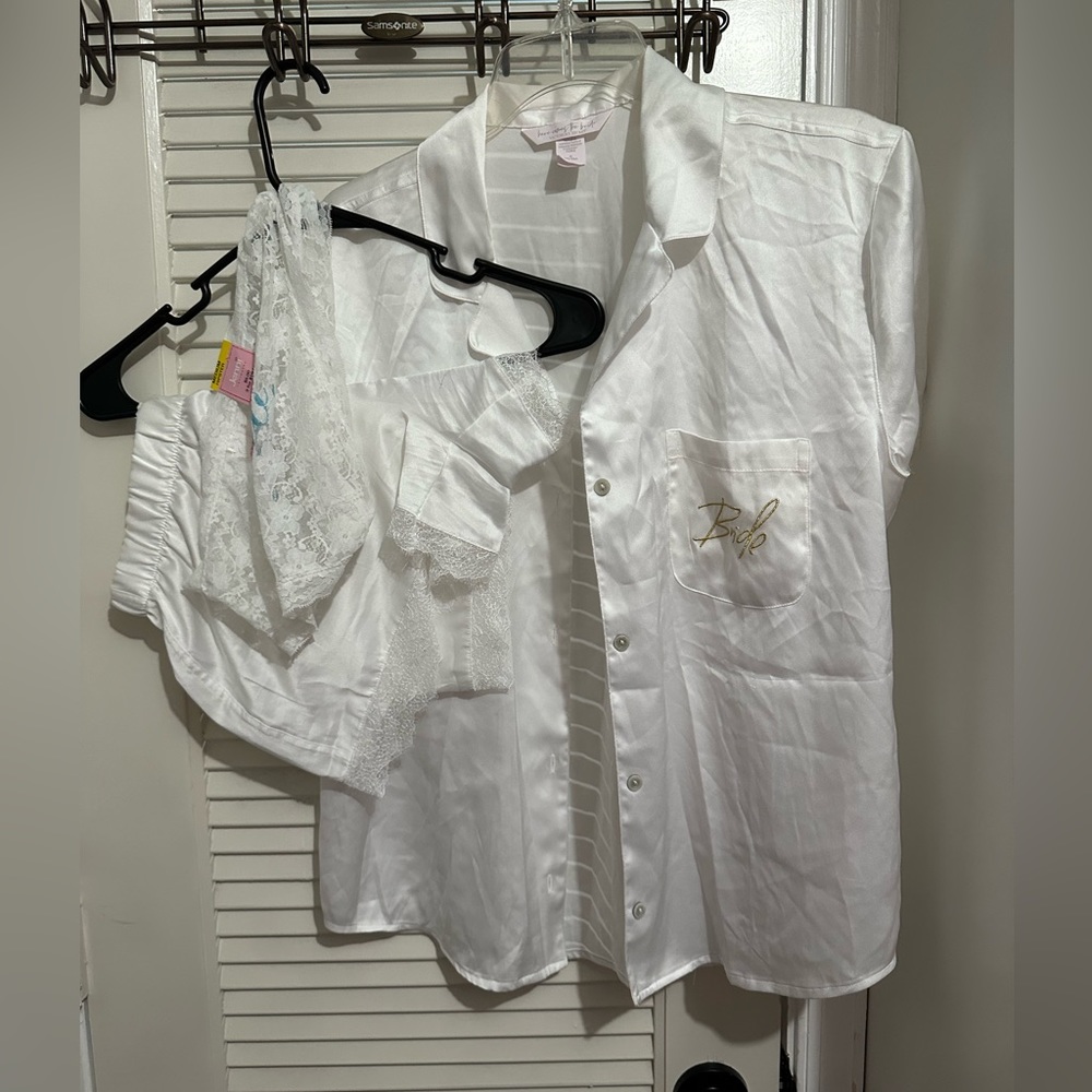 Victoria secret bridal pajamas size medium